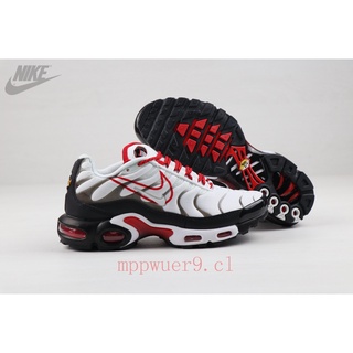 Original💫NIKE AIR MAX PLUS TN calçado desportivo Tênis de corrida com amortecimento de choque de ar da moda Sapatos casuais de corrida ao ar livre de alta qualidade size：40-46