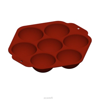 Reutilizable multifuncional accesorios fiesta cocina portátil Chocolate DIY hornear media esfera molde de silicona para tartas (3)