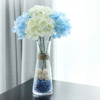 1 ramo de flores de hortensias artificiales, fiesta de boda, decoración Floral, manualidades