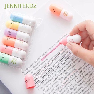 Jenniferdz lindo rotulador Kawaii herramienta de escritura resaltador dibujo marca resaltado escuela oficina suministros niños regalos pluma papelería pluma fluorecente