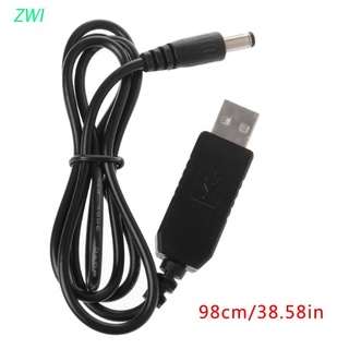 ZWI USB 5V to 8.4V Power Supply Cable For Bicycle LED Head Light 18650 Battery Pack