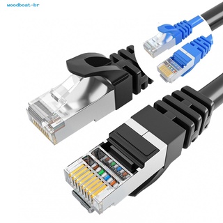 woodboat.br ethernet cat6 lan rj45 cable de red 1/2/3/5/10/15m cable de conexión para router portátil