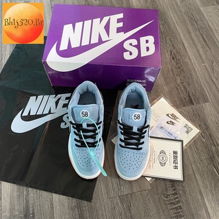 Nuevo esquema de Color kasut Nike SB Dunk azul y blanco Bay Racing zapatos de las mujeres de los hombres y las mujeres mismo estilo Casual zapatos zapatos deportivos todo-partido estilo tendencia estilo estrella Blogger mismo estilo ofertas promocionales
