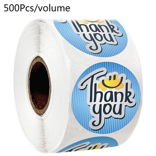 500pzas Etiquetas De Etiquetas Thank You hecho a mano Para álbum De recortes/papelería