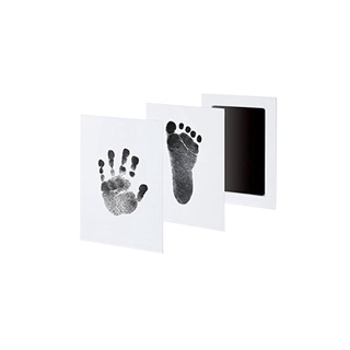 ❀_❀-Almohadilla de impresión de pie/mano para recién nacido desechable, almohadilla de tinta sin contacto no tóxica para Baby Shower/regalo de registro (4)