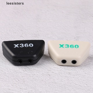 leesisters auriculares auriculares auriculares micrófono convertidor de audio adaptador controlador para xbox 360 cl (5)