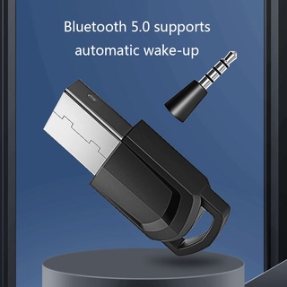 [3c] Transmisor compatible con Bluetooth inalámbrico con mm micrófono adaptador de Audio receptor de auriculares para PS5 PS4 PC (7)
