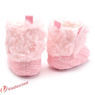 Botas de nieve de invierno para bebés recién nacidos/zapatos de moño sólido Prewalker115561 (6)