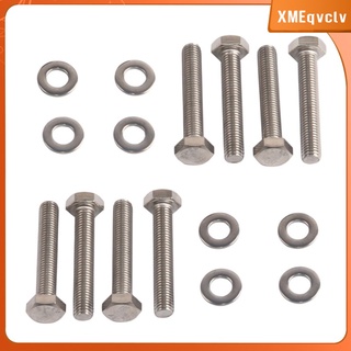 Exhaust Manifold Bolt Kit 304 Stainless Steel for Ford F250 350 7.3L Powerstroke