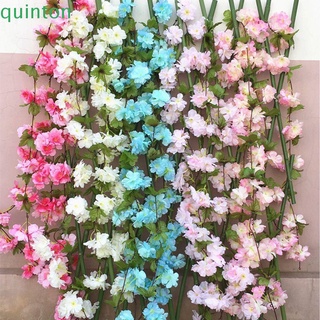 Flores postizas De flores postizas falsas flores ratán flores para fiesta De boda Flor De cerezo/Multicolor