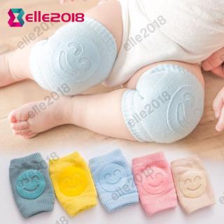 [nuevo] calcetines de rizo de verano de 2020 para bebé, rodilleras para gatear, rodilleras y niños, rodilleras, cara sonriente, rodilleras elle