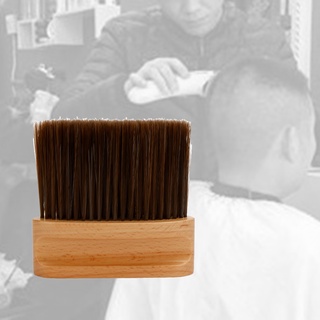 cuello duster cepillo cuello duster cepillo de pelo cómodo para el pelo estilista madera