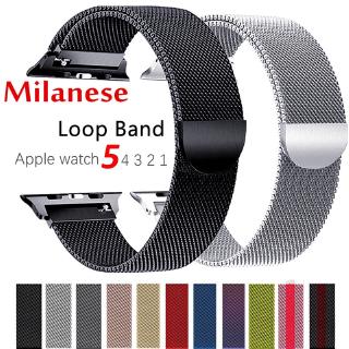 Milanese Loop Correa De Acero Inoxidable Para Apple Watch Series 1/2/3/4 42 Mm 38 Banda De Pulsera Iwatch Serie 5 40 44 Accesorios