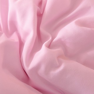 Juego de sábanas 4 en 1+funda de edredón+funda queen king size tela de algodón estilo de encaje liso color rosa claro (8)