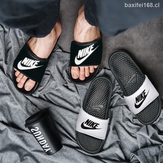 100% Nike Sliper verano hombres y mujeres sandalias zapatos de playa