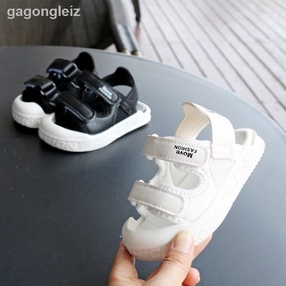 Nuevo estilo de verano para bebés Baotou sandalias antideslizantes zapatos para bebé con fondo suave (2)