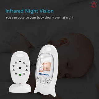 Baby Monitor 2" Color LCD G bidireccional Audio Talk detección de temperatura infrarrojo visión nocturna modo VOX 8 cunas recordatorio de enfermería (9)