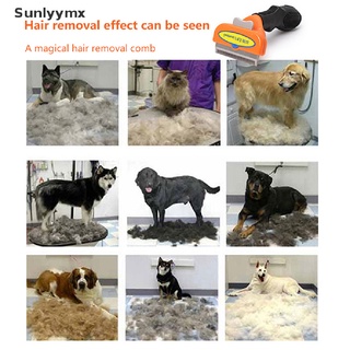 [sxm] peines de depilación para mascotas, perros, gatos, pelo, pelo, peines de masaje (4)