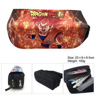 Dragon Ball Super Saiyan Goku Periférico Estuche De Lápices Estudiante Unisex De Gran Capacidad Papelería Bolsa De Almacenamiento
