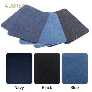 Aubrey1 Creative costura codo reparación rodilla ropa pegatinas accesorios de ropa plancha en 2 piezas apliques Denim Jeans parches DIY Craft/Multicolor (1)