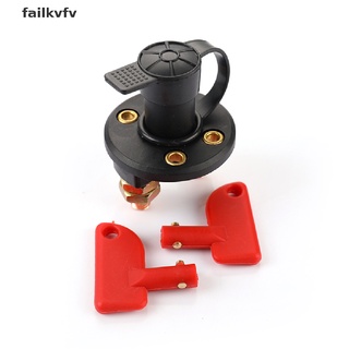 Failkvfv Red Key Cut Off Battery Main Kill Switch Vehicle Power Switch for Truck Boat CL (6)