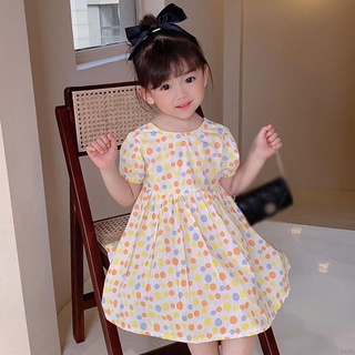 Shinee versión niñas vestido dulce estilo extranjero encantador colorido punto princesa vestido