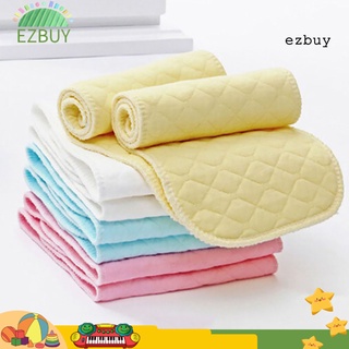 [ey] 10 servilletas de uso múltiple reutilizables de tres capas de pañales de tela natural para bebé