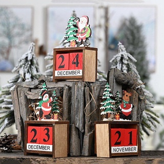 Calendarios decorativos calendario cuenta regresiva calendario muñeco de nieve decoración de navidad
