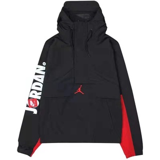 Nike Air Jordan chaqueta de los hombres chaqueta deportiva con capucha Casual cortavientos chaqueta CV1865-010 (6)