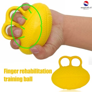 dedo ejercitador de la bola de la mano fortalecedor de exprimir bola equipo de fortalecimiento para la artritis