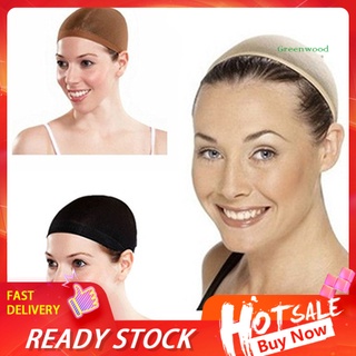 [grl] gorra de peluca elástica para control de cabello/red de malla/disfraz/accesorio para disfraces