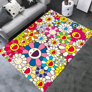 Alfombra alfombra alfombra piso antideslizante fibra de poliéster multicolor hogar