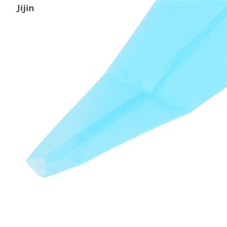 [Jijin] Silicona Glaseado Crema Bolsa De Pastelería + Boquilla Decoración De Pasteles Herramienta Para Hornear .