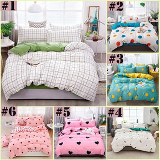 Yc artikel tidur - juego de ropa de cama (4 unidades, diseño de Patchwork, sábana individual, Queen King) (1)