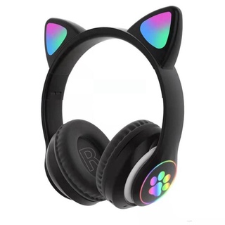 B39 audífonos Bluetooth orejas De Gato con orejas De Gato Que brillan en la oscuridad