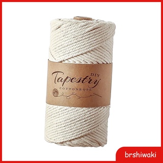 Brshiwaki cuerda De algodón Para macramé/accesorios textil De 5 mm-100m