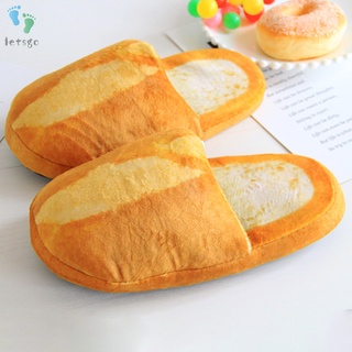 pantuflas de algodón de pan con suela suave antideslizante de felpa (6)