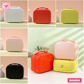 GONYACIOUS Women Mini Suitcase High Quality Luggage Travel Bags Make Up Carry On Men 14 Inches Short Trip Women Suitcases