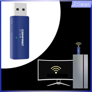 USB WiFi Adapter 1300Mbps for PC Support Windows XP/Vista/7/8.1/10 for Mac