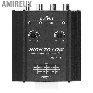 Amireux convertidor de impedancia de Audio de 4 canales de 50 w filtro de frecuencia de línea alta a baja