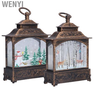 Wenyi Christmas Lamp Props Fireplace Shape for Home Shop Festivals