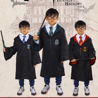 Los Niños De Harry Potter Capa Rendimiento Disfraz COS Magia Túnica Hermin Ropa Graffindor Uniforme De La Escuela Dy ☆