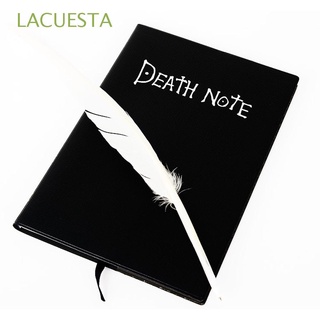 lacuesta papel jugando death note pad diario escolar death note cuaderno coleccionable anime cuero dibujos animados diario para regalo pluma pluma/multicolor