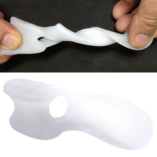 Corrector de silicona enderezador férula Protector del dedo del dedo del dedo del pie Protector del dedo del dedo del pie almohadillas (3)