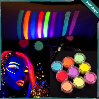 6 colores a base de agua delineador de ojos gel set máscara cuerpo pintura cara maquillaje fluorescente conjunto de colores