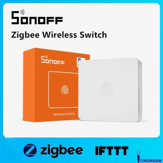 SONOFF SNZB-01- Interruptor inteligente Zigbee Wifi con dos vías De botón inalámbrico/Interruptor De pared tindream