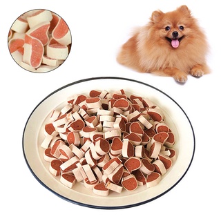[xf]mascotas perros pollo bacalao carne sandwich masticar golosinas entrenamiento recompensas snacks alimentos secos