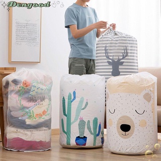 DENTIZATION Home Clothes Storage Bag Large Clothing Luggage Bags Drawstring Bags Portable NEW Organizer Laundry Pouch Foldable Toy Package Pocket