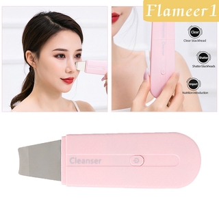 [flameer1] usb ion ultrasónico limpiador de piel espátula facial máquina de limpieza blanco
