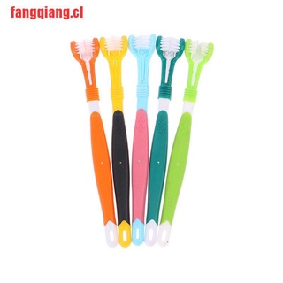 [fangqiang] cepillo de dientes súper suave para mascotas, perro, gato, mal aliento, dientes sarro